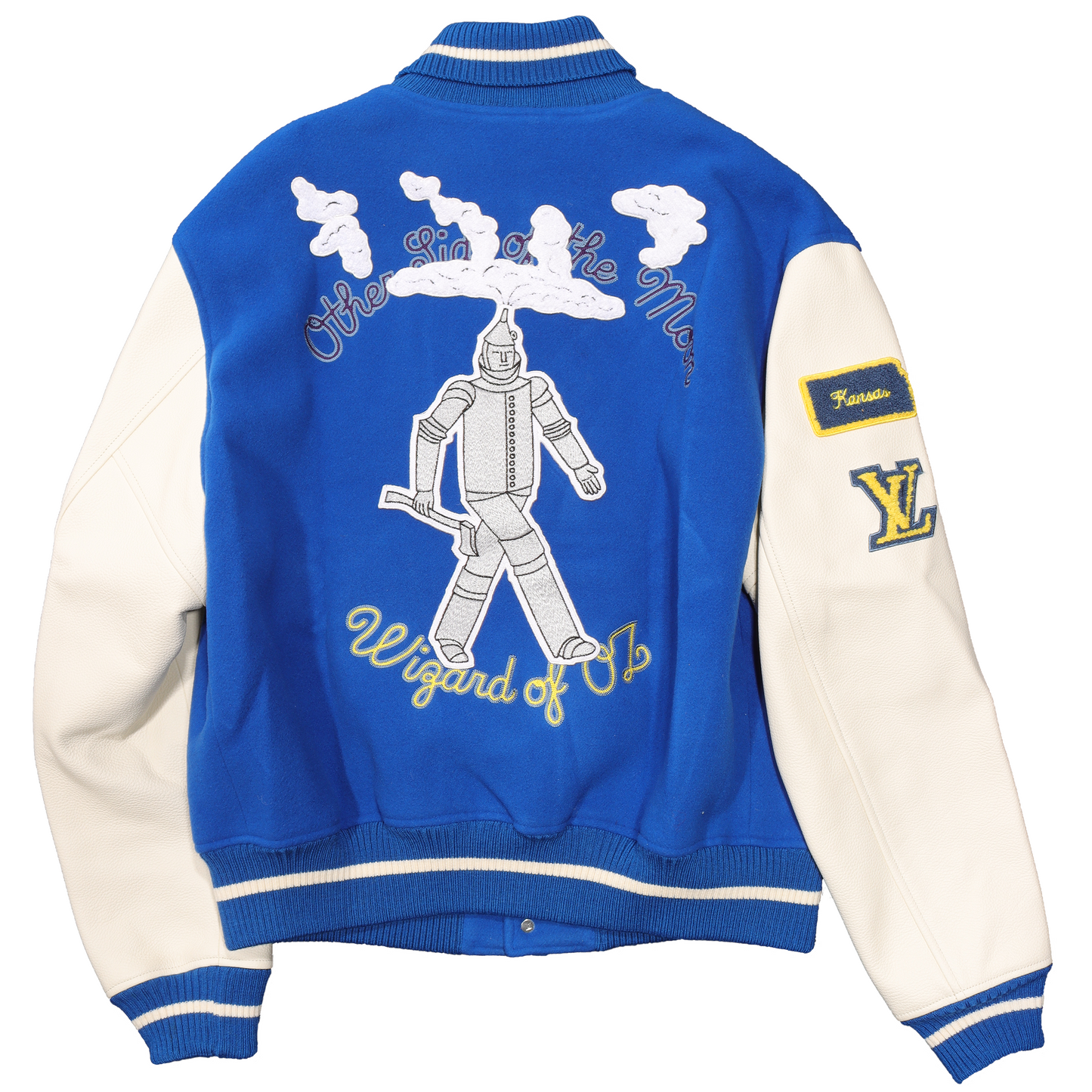 "PLAIN RAINBOW" Wizard of Oz Varsity Jacket w/ Tags