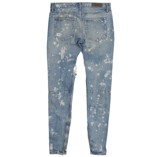 Purpose Tour Distressed Bleach Denim