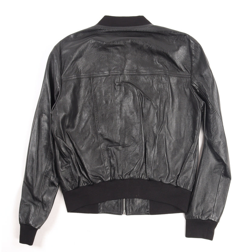 Leather Bomber Jacket w/ Tags