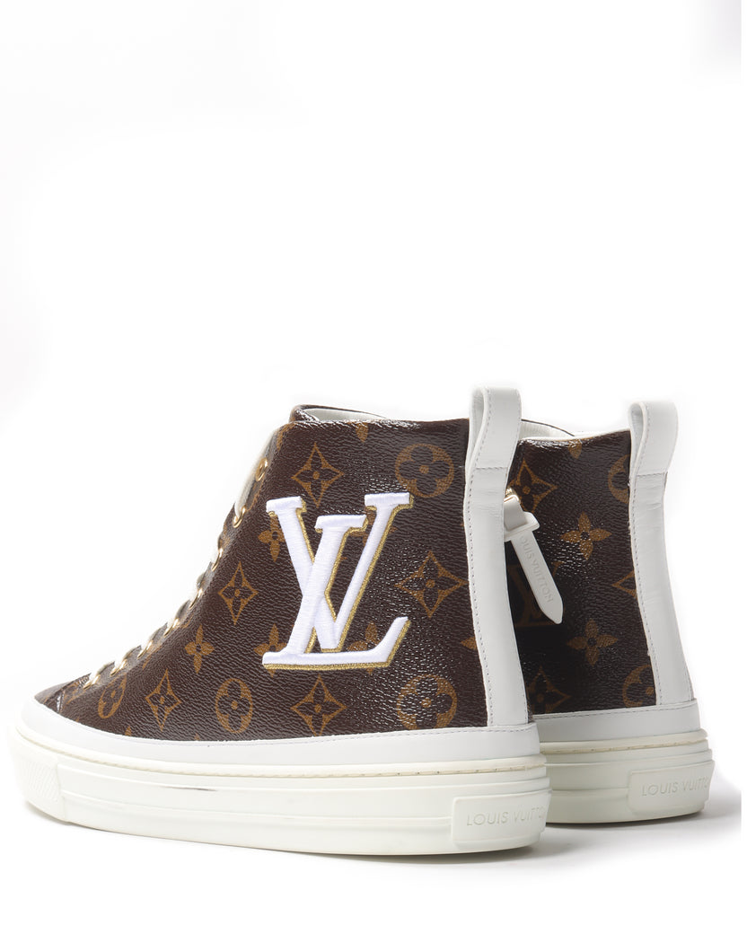 Louis Vuitton Monogram Embroidered Sneakers