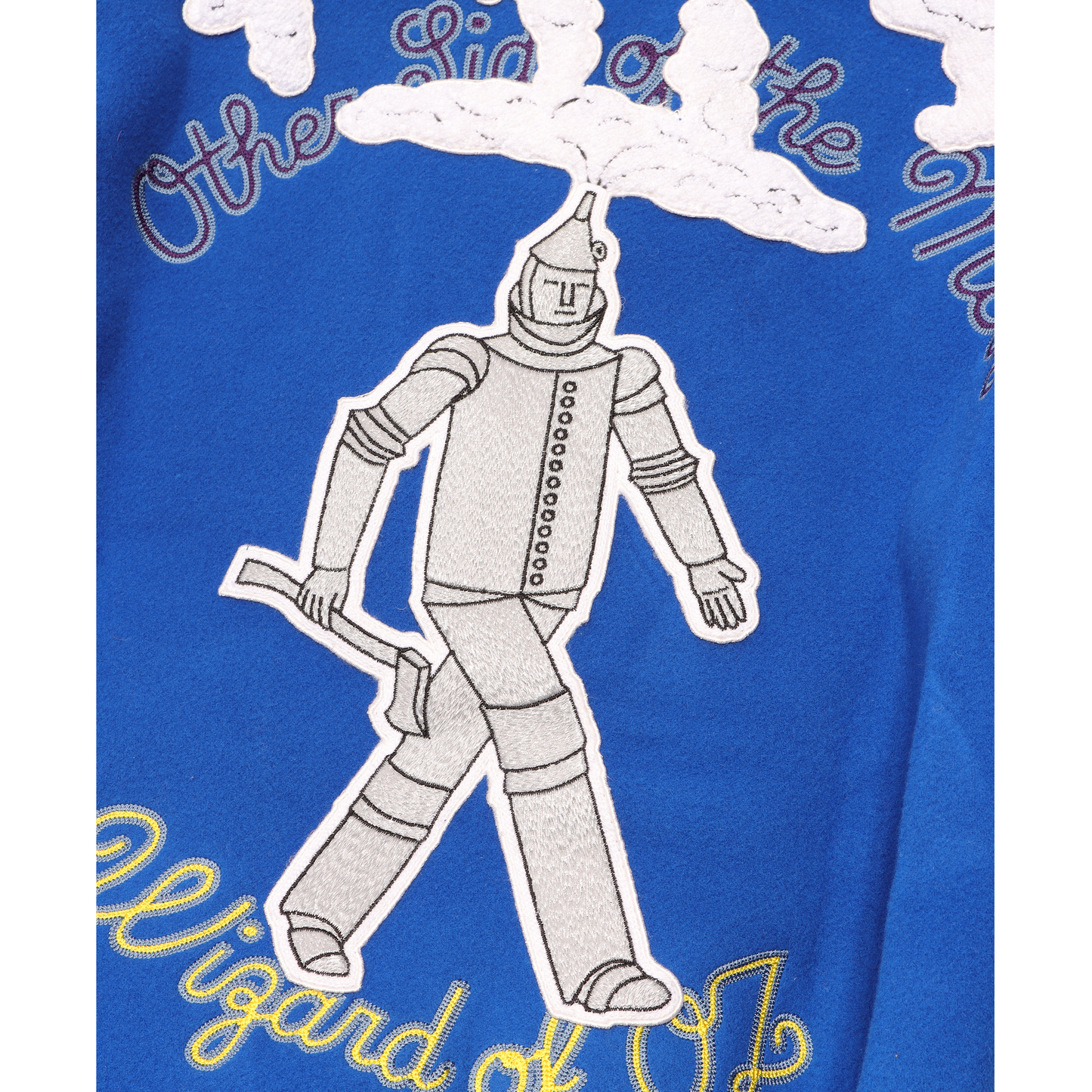 "PLAIN RAINBOW" Wizard of Oz Varsity Jacket w/ Tags