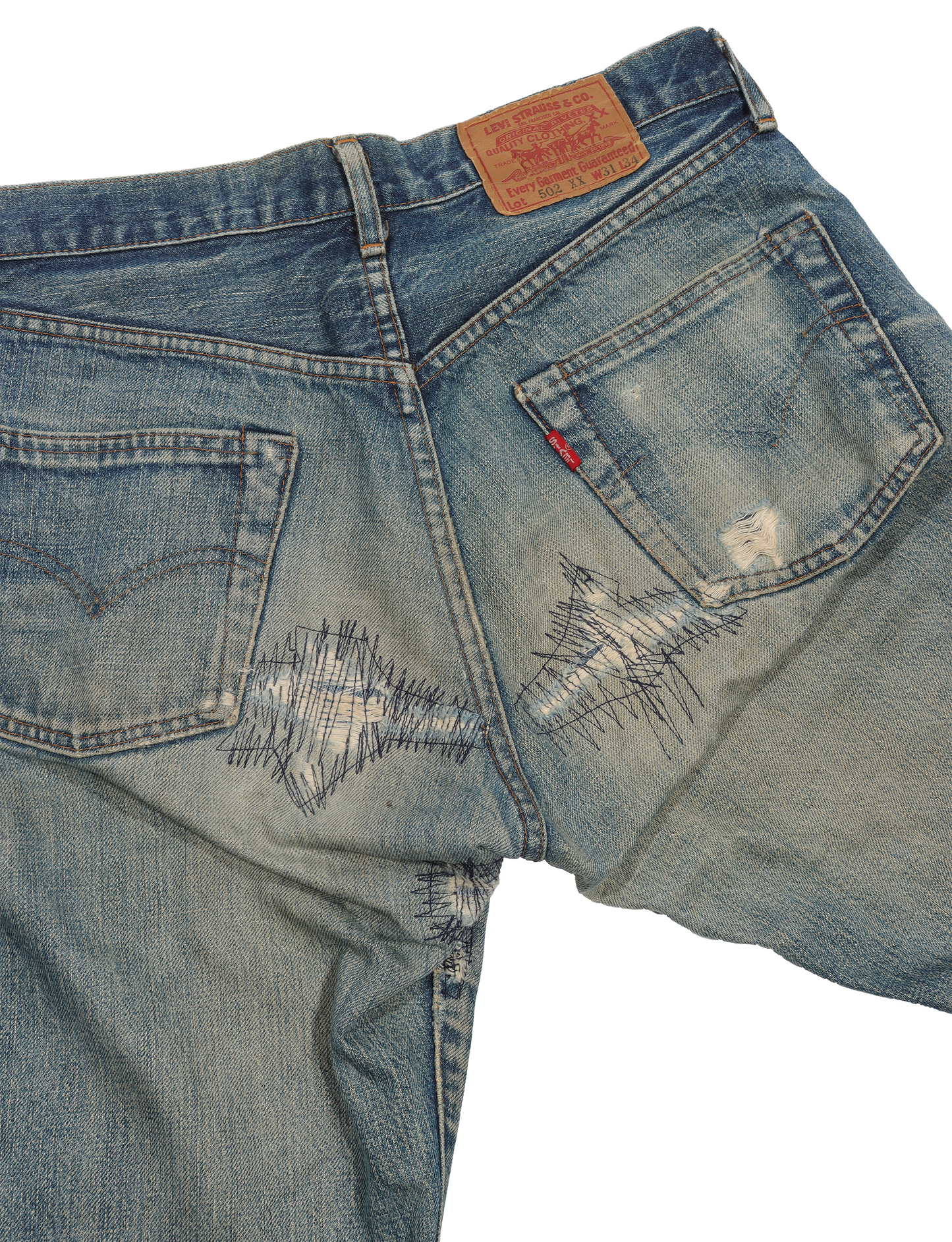 Levi's 502XX Japanese Repair Denim