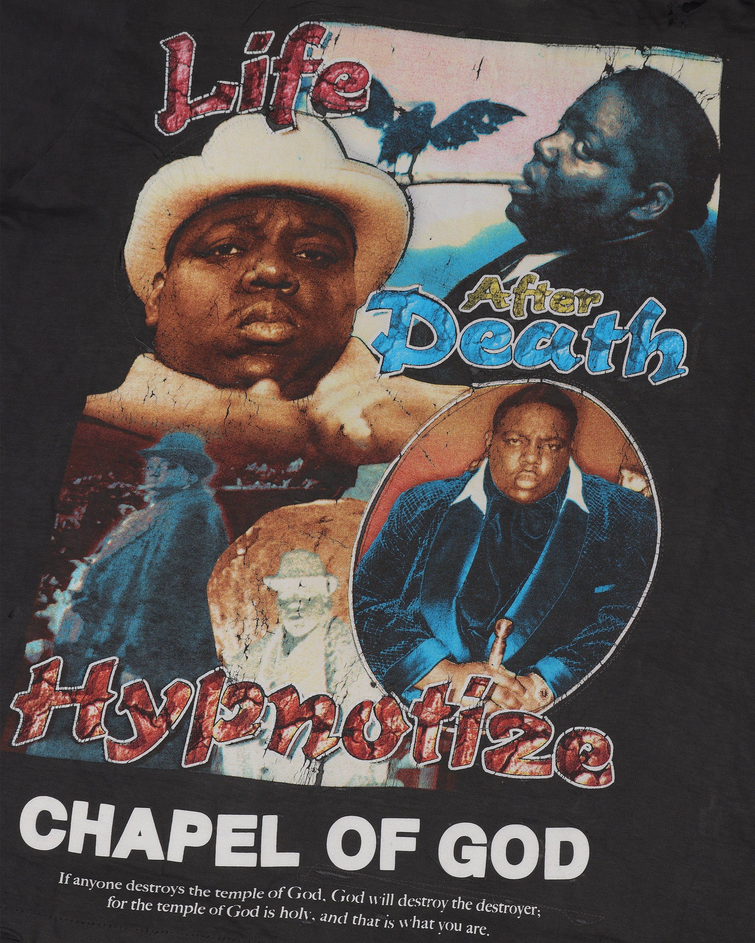 Notorious BIG 'Life After Death' Rap T-Shirt (Chapel of God x Maxfield Exclusive)