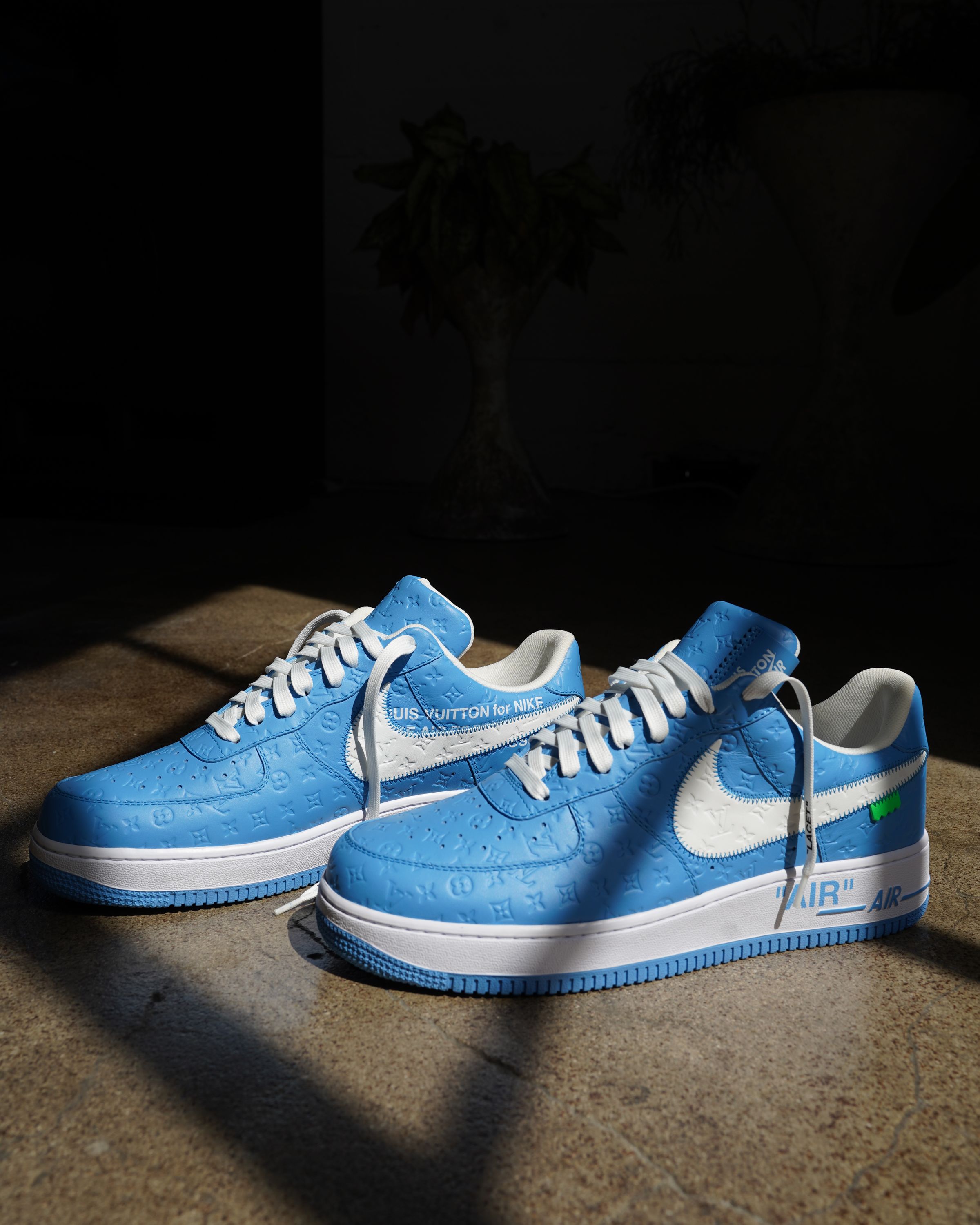 Nike Air Force 1 Low x Louis Vuitton University Blue - Men's Size 9.5