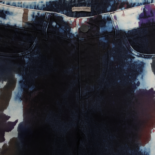 Handpainted Tie Dye Denim w/ Tags