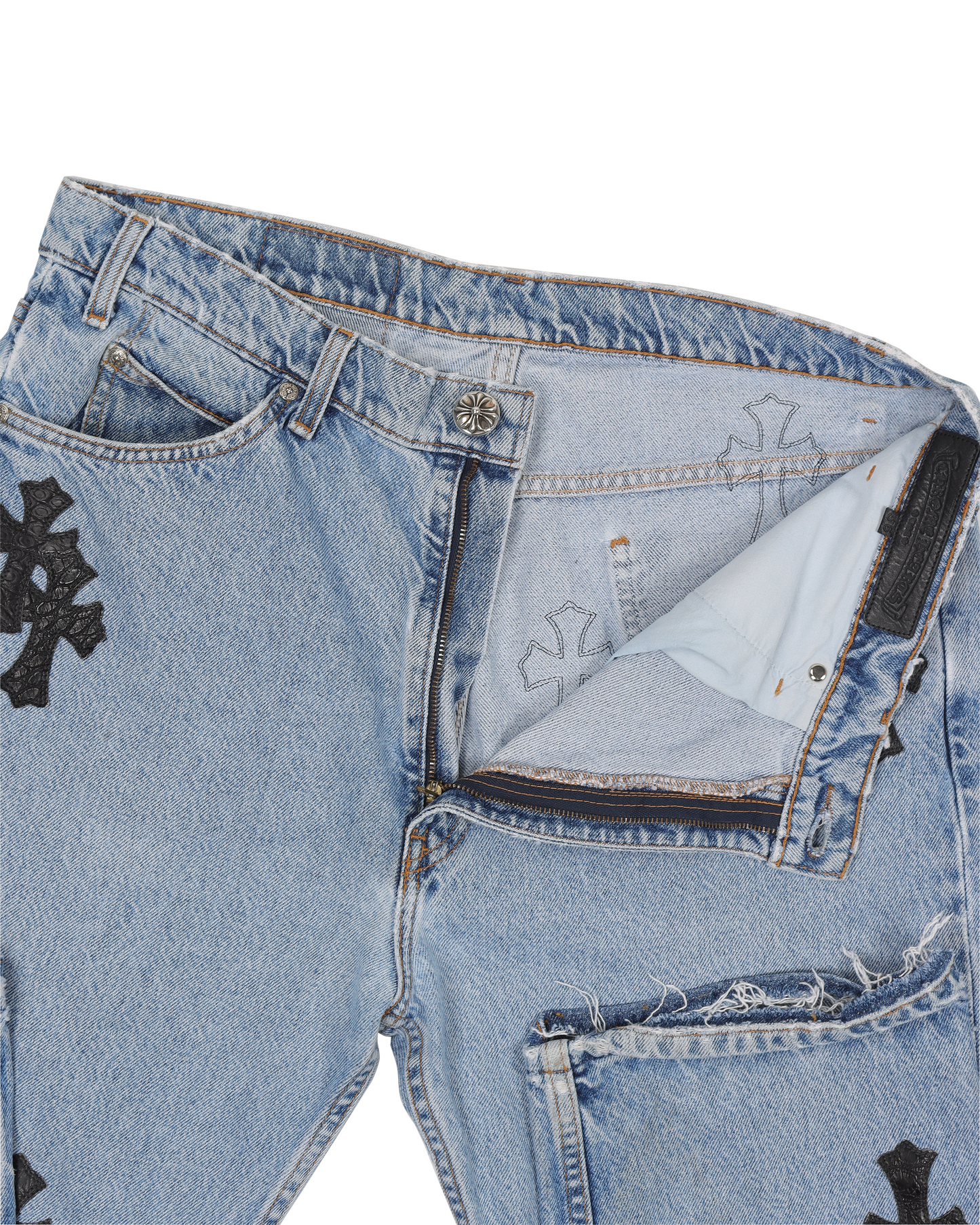 Levi's Alligator Black Cross Patch Denim