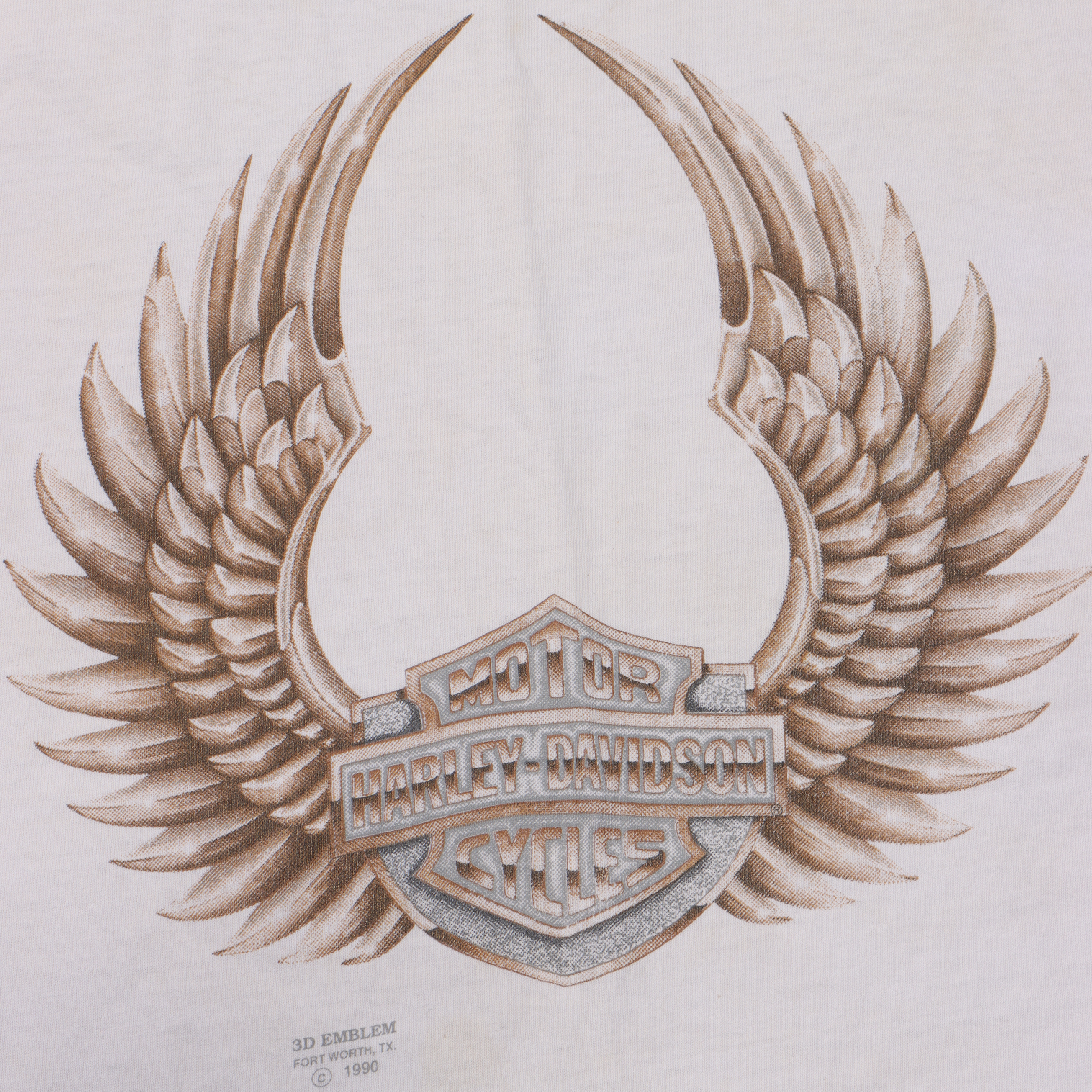 3D Emblem Harley Davidson Logo T-Shirt