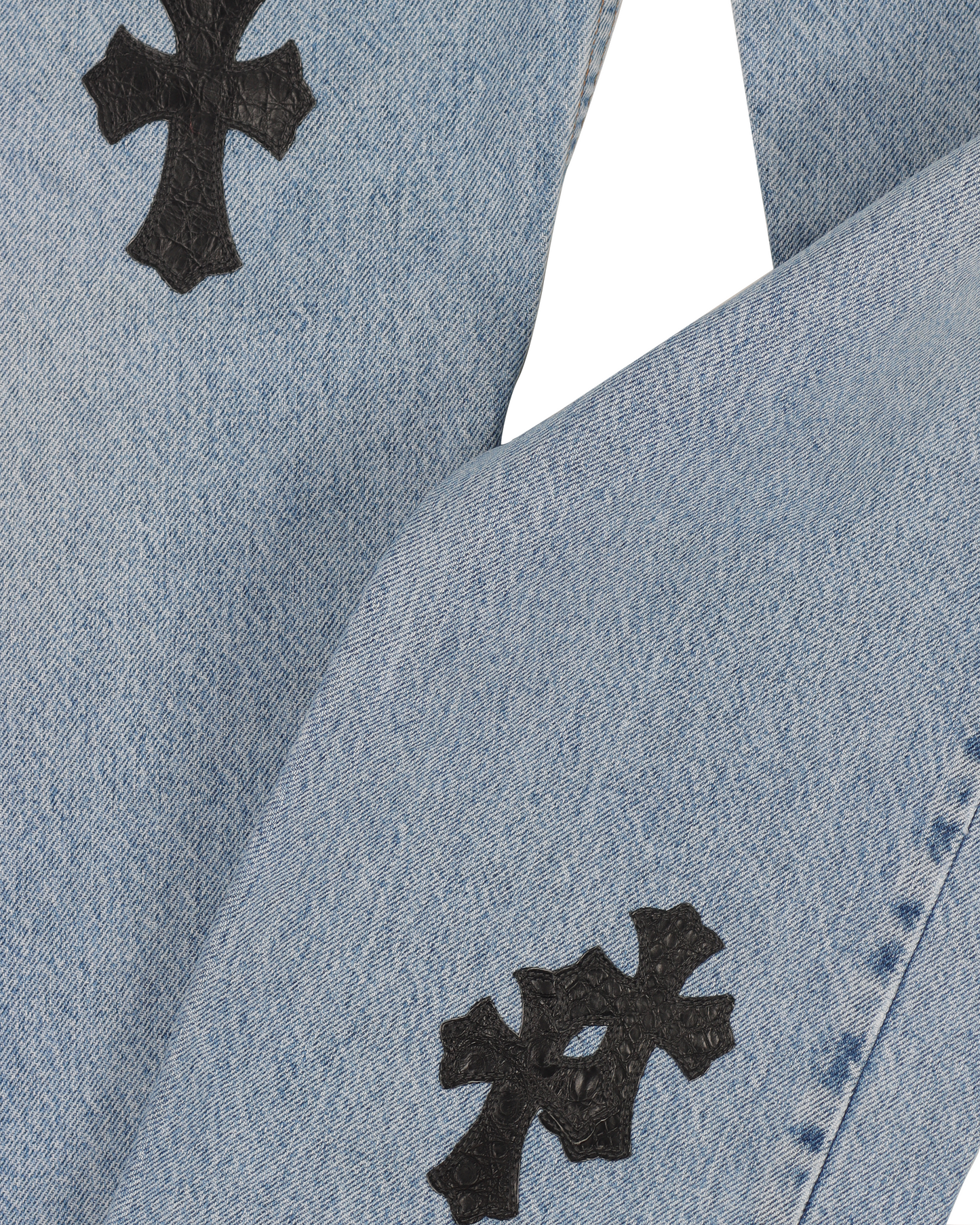 Levi's Alligator Black Cross Patch Denim