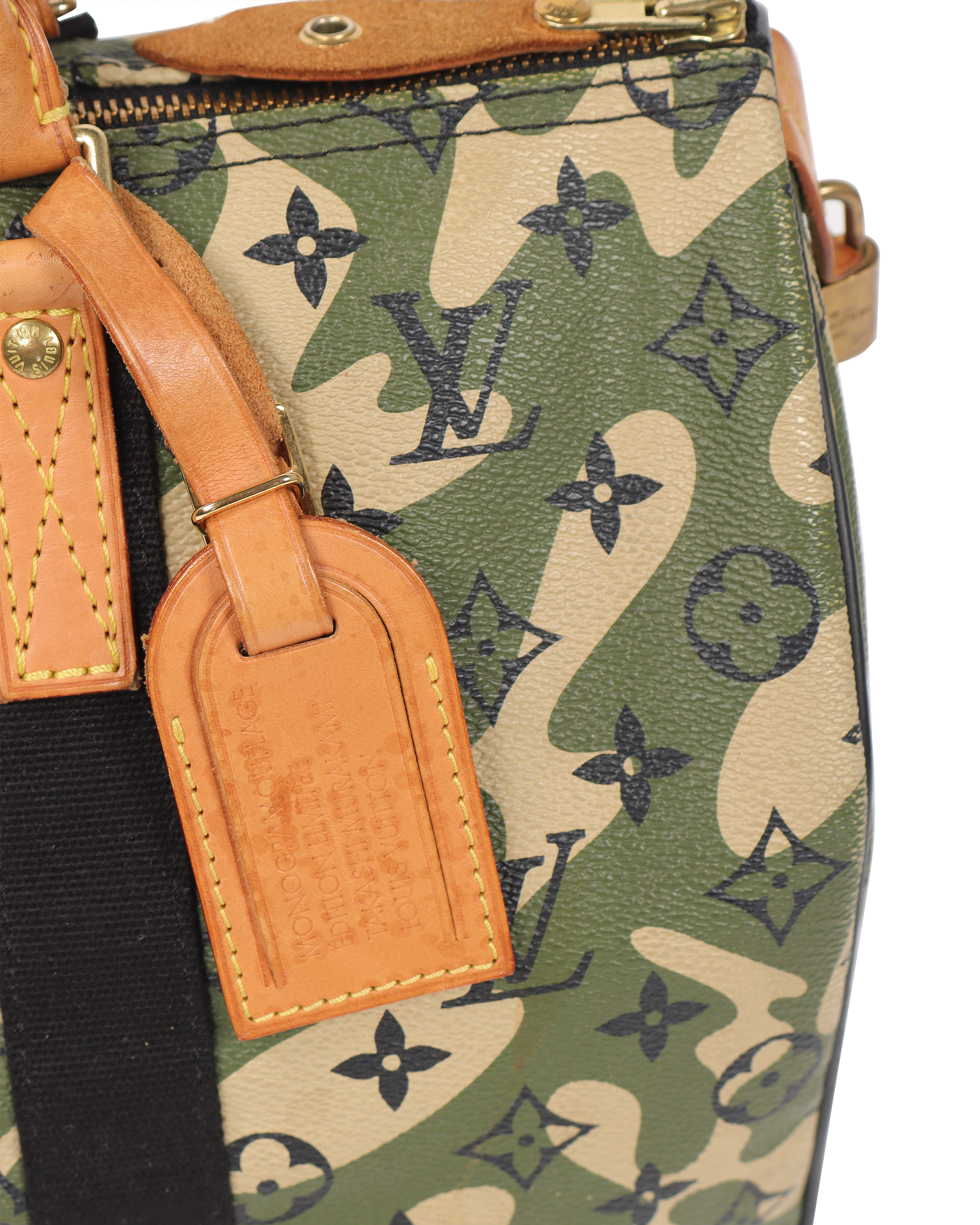 Louis Vuitton Speedy 35 Camouflage Monogramouflage Handbag in Box