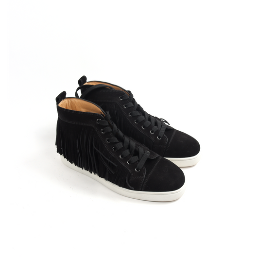Suede Fringe Sneaker