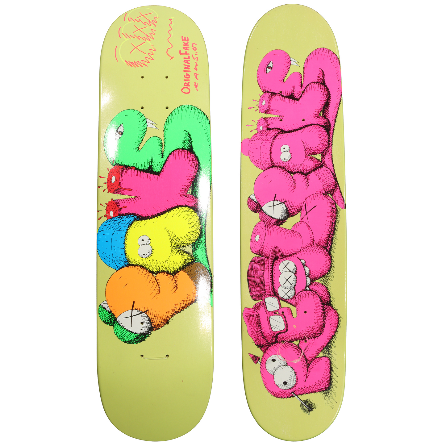 Real Fake (Set of 2) Skate Decks (2007)
