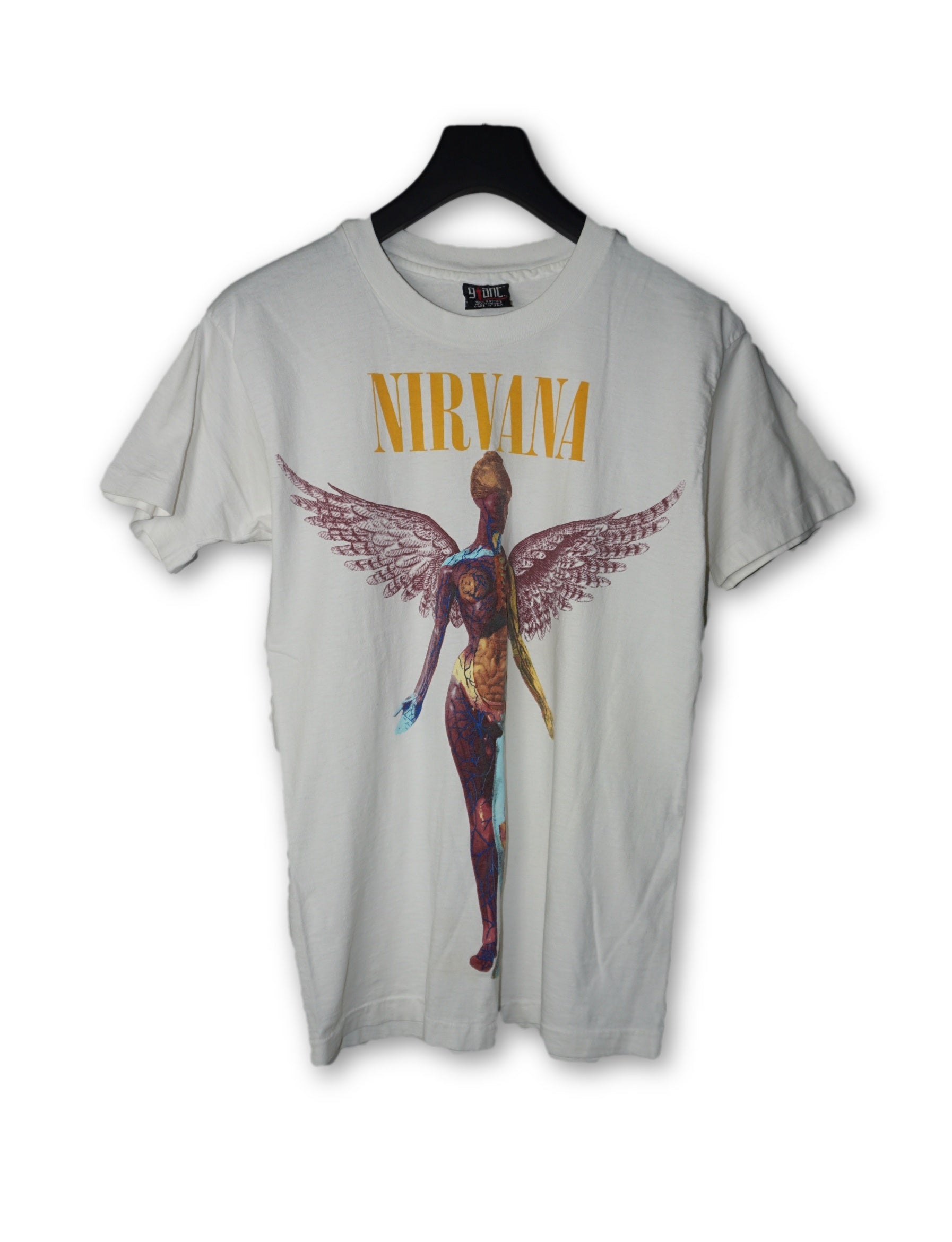 Vintage Nirvana In Utero Kurt Cobain Rock Tee L