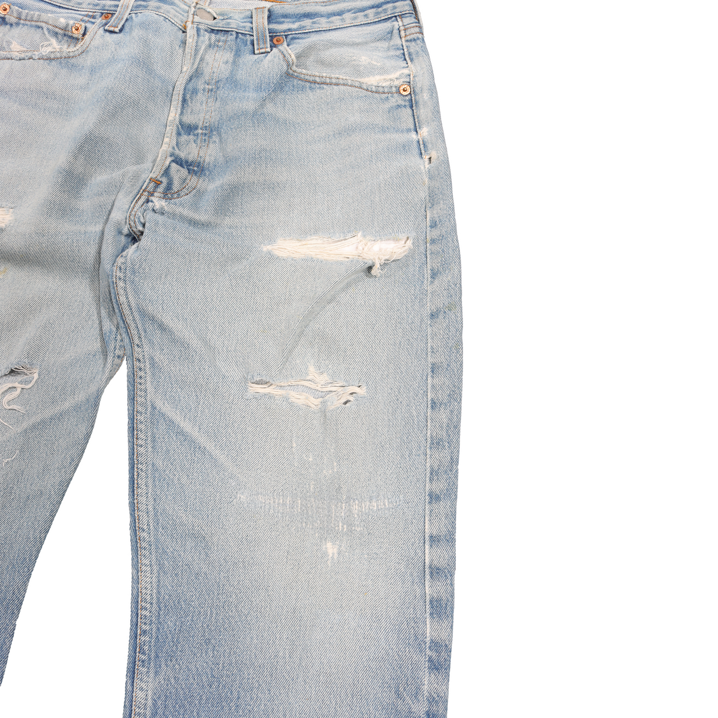Levi's 501 Blowout Repair Denim