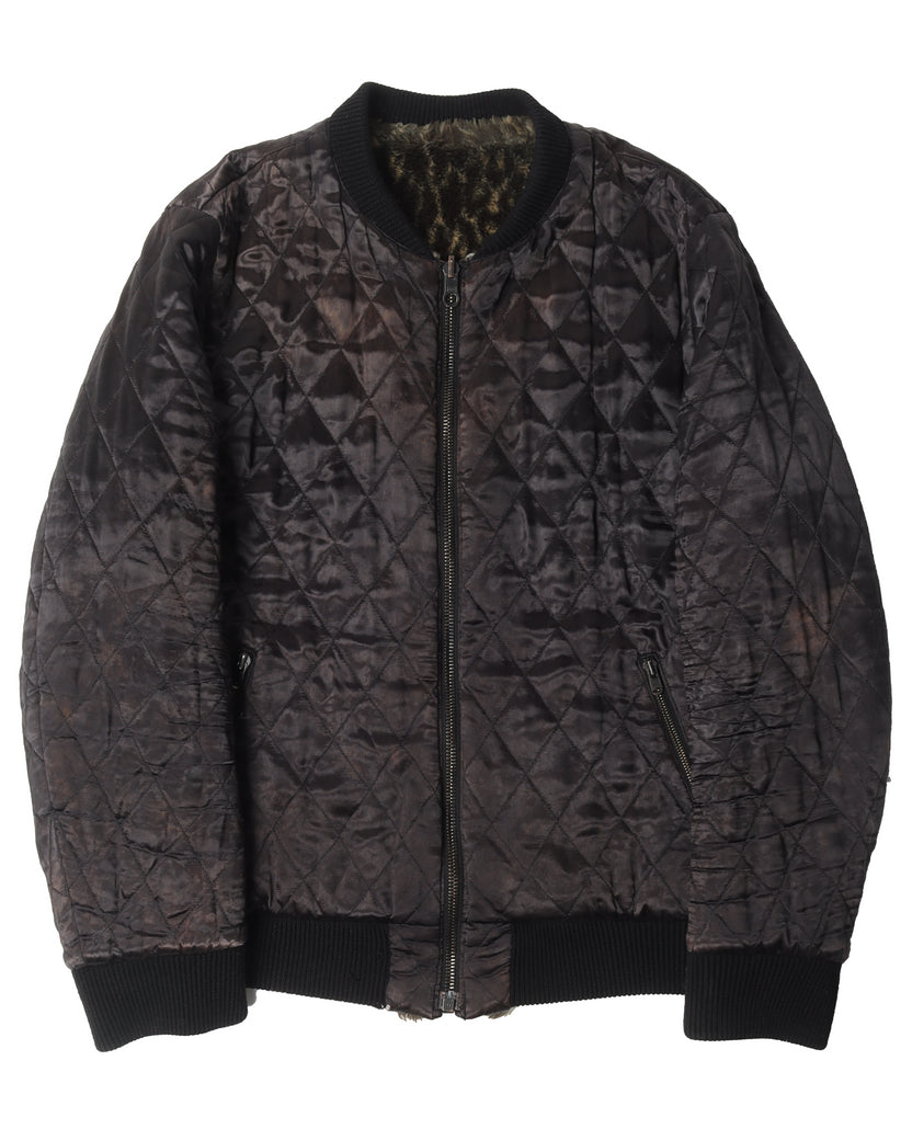 Fleece Leopard Fleece Jacket