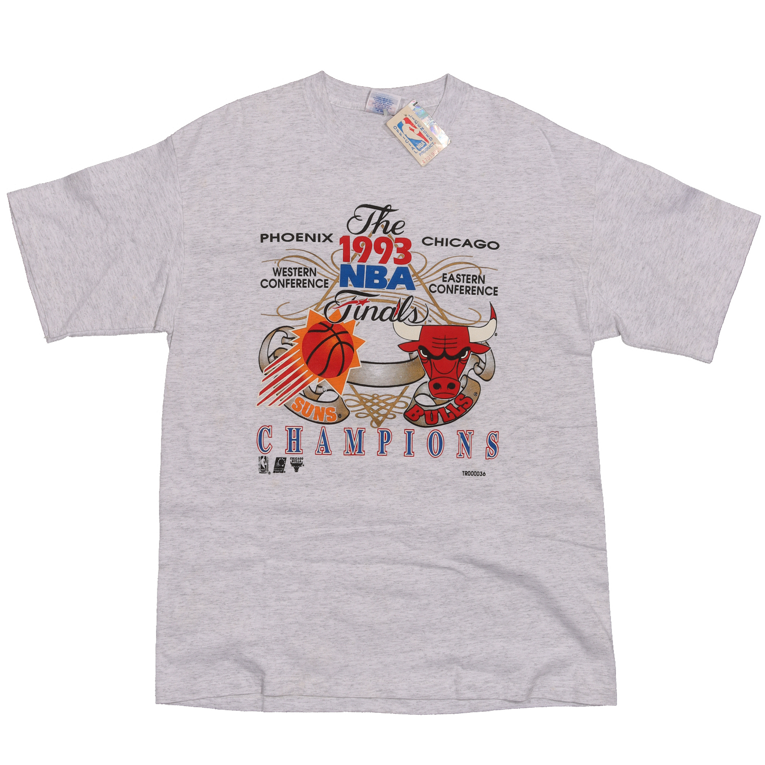 1993 Chicago Bulls 'NBA Champions' Logo T-Shirt