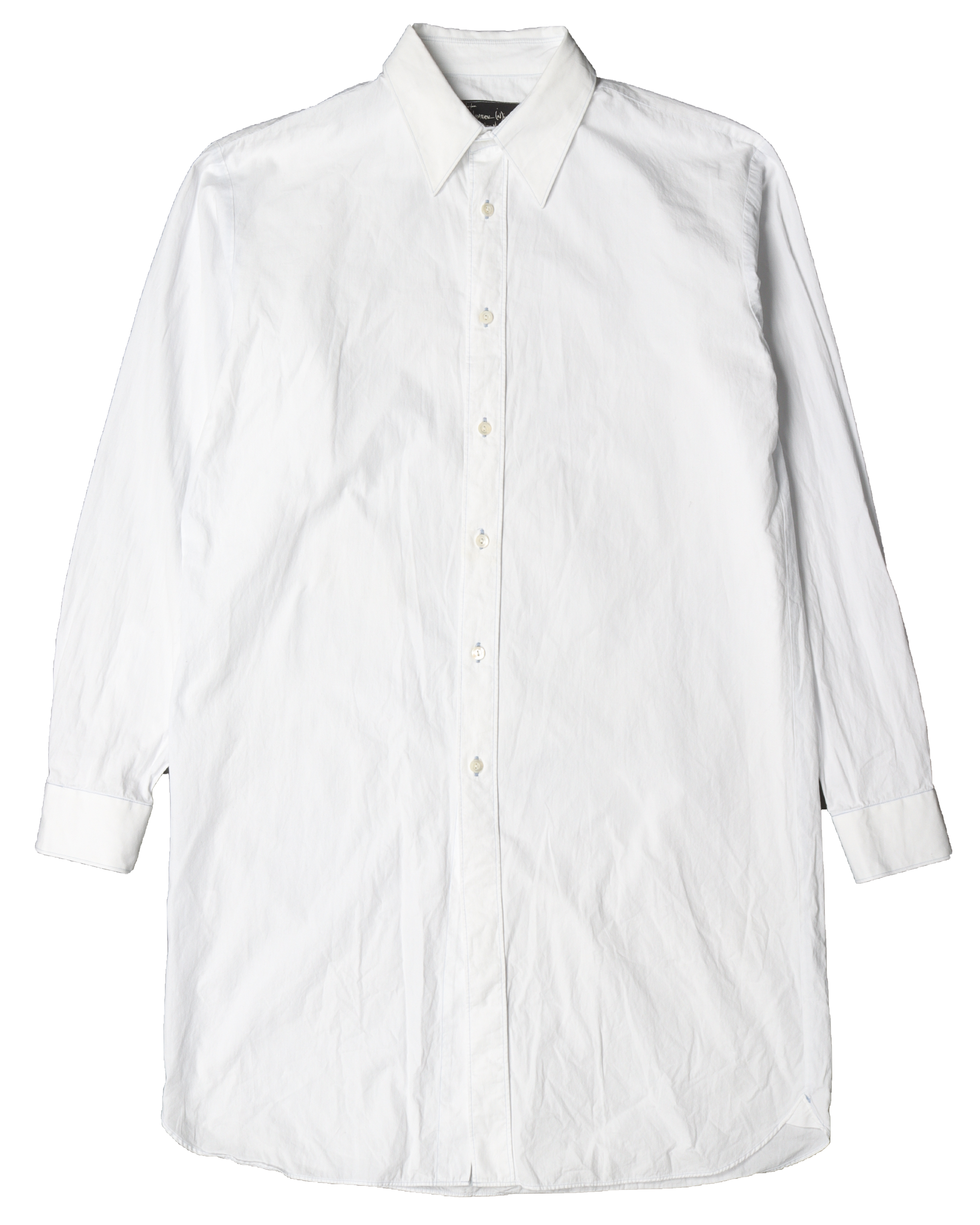 Long White Button Up Shirt