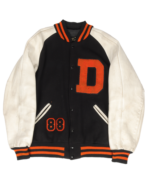 Vintage Leather and Wool Varsity jacket