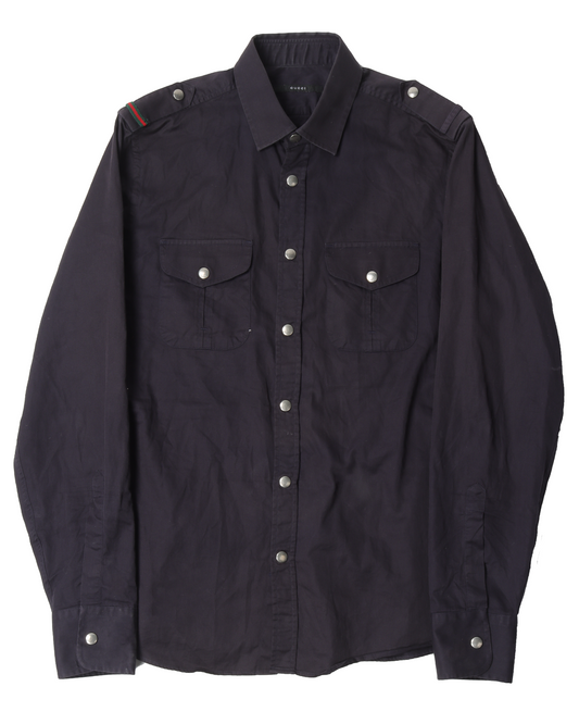 Military Button up Shirt