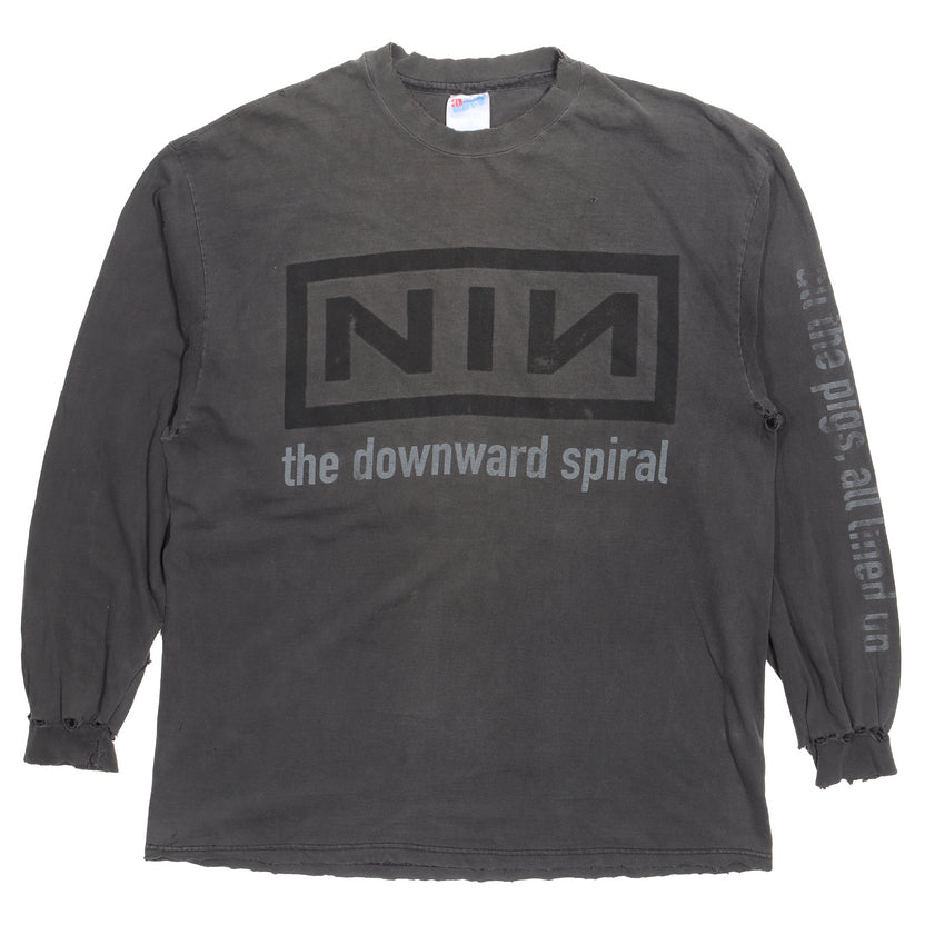 1994 Nine Inch Nails Downward Spiral Long Sleeve T-Shirt