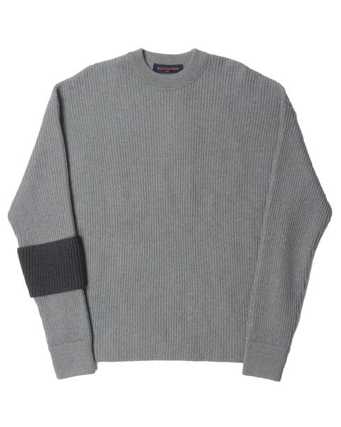 Louis Vuitton Lit Louis Vuitton Sweater Studio Jacquard Crew Neck Grey