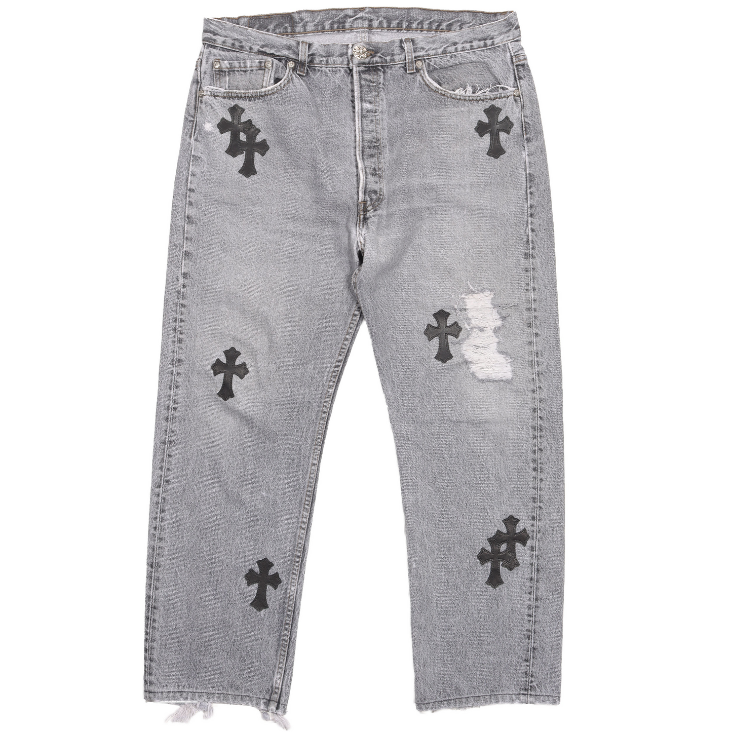 Levi's Cross Patch Distressed Denim