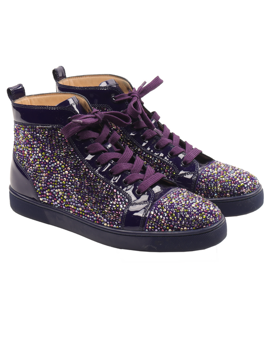 Louis Rhinestone Purple Gloss