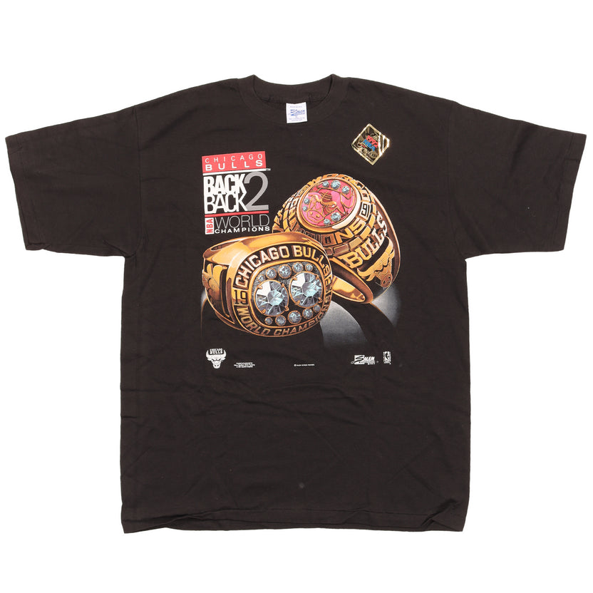 1992 Chicago Bulls 'Back 2 Back' Logo T-Shirt