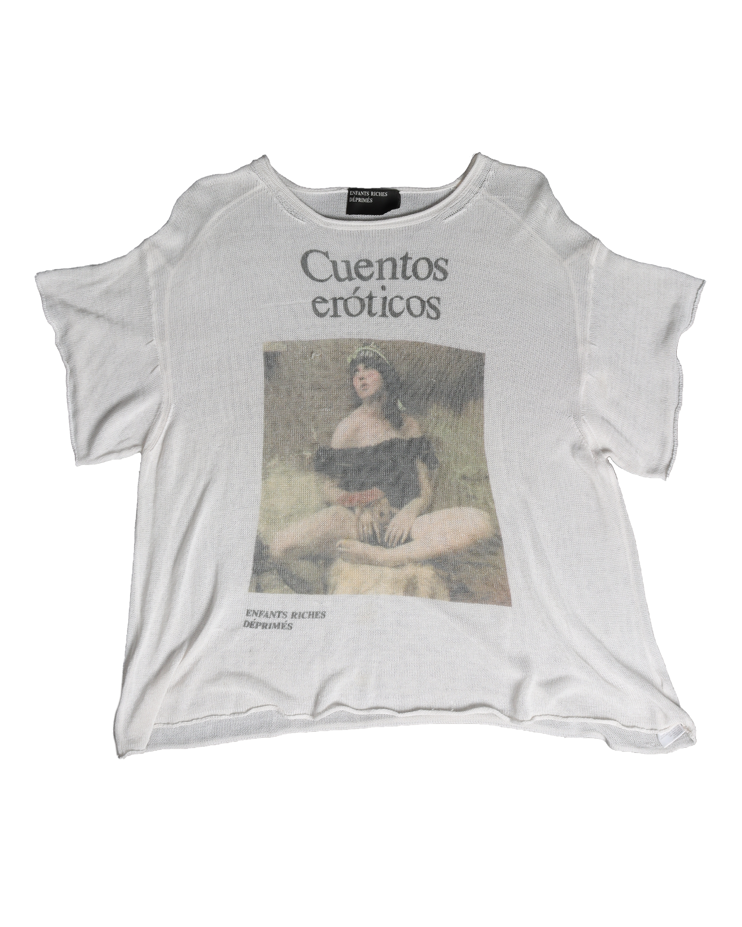 "Cuentos Eroticos" Mesh T-Shirt