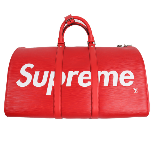 Supreme Keepall Bandouliere Epi 45 Red
