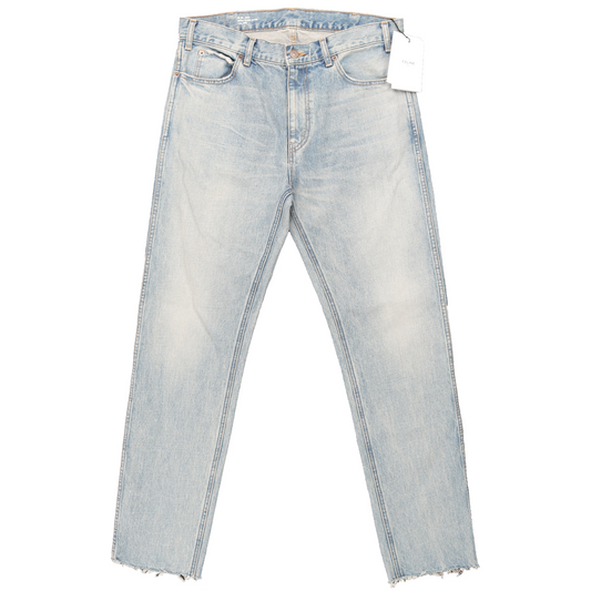 Raw Hem Straight Denim w/ Tags