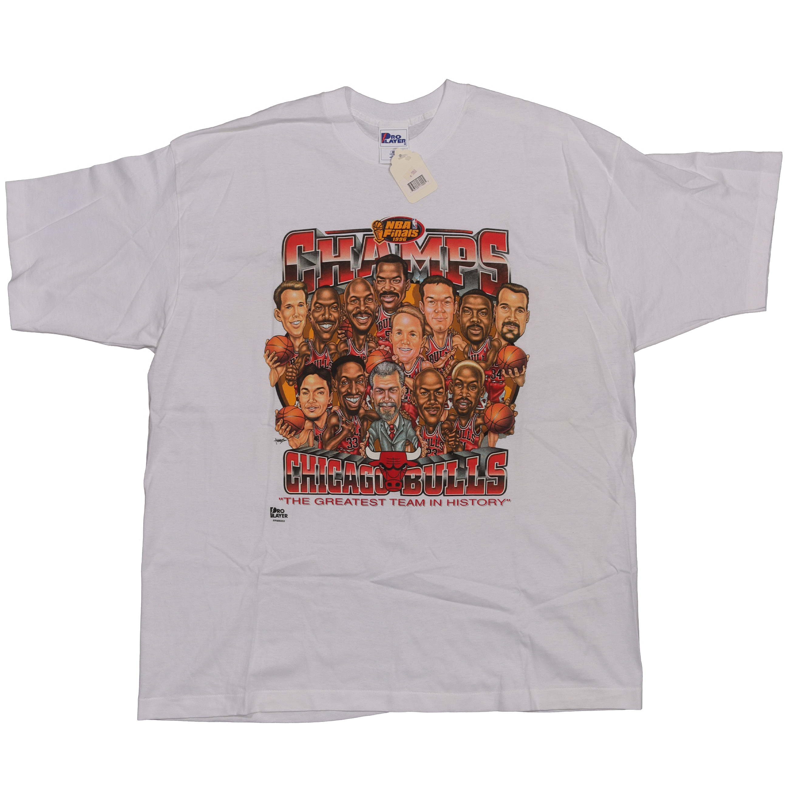 1996 Chicago Bulls 'NBA Finals' Logo T-Shirt