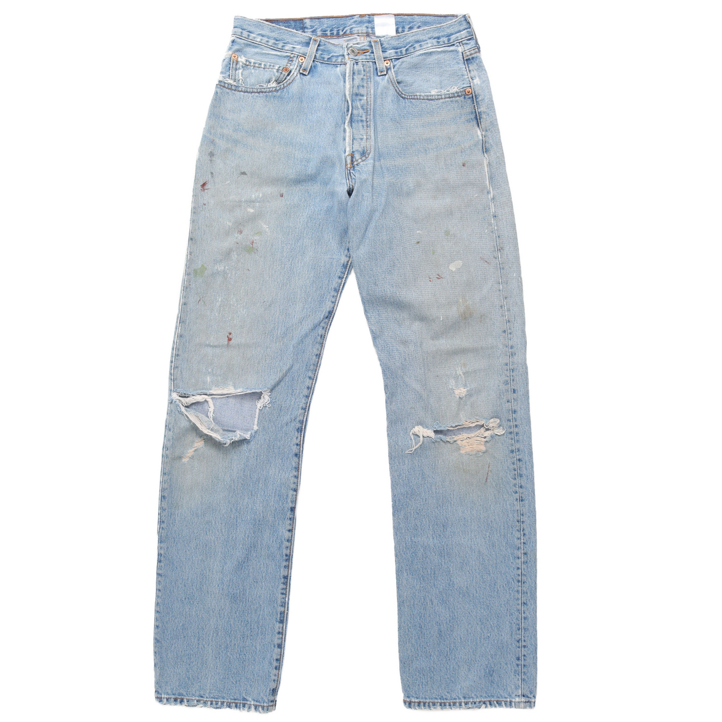 Levi's 501 Distressed Painter Denim
