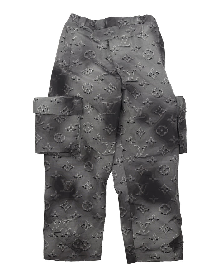Louis Vuitton Monogram Cargo Pants Black Wool ref.245444 - Joli Closet