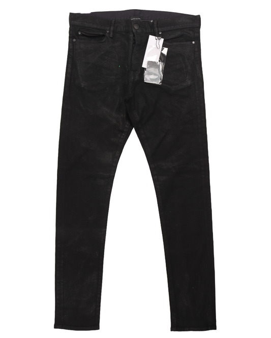 Waxed Coated Denim w/ Tags