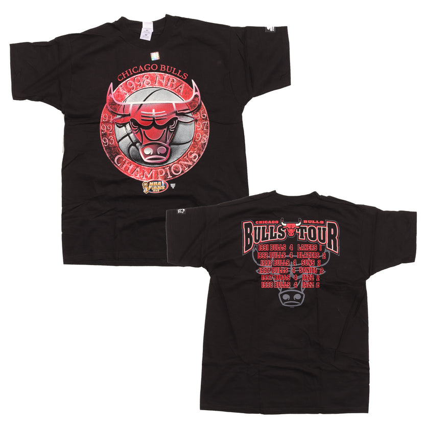 1998 Chicago Bulls 'NBA Champions' Logo T-Shirt