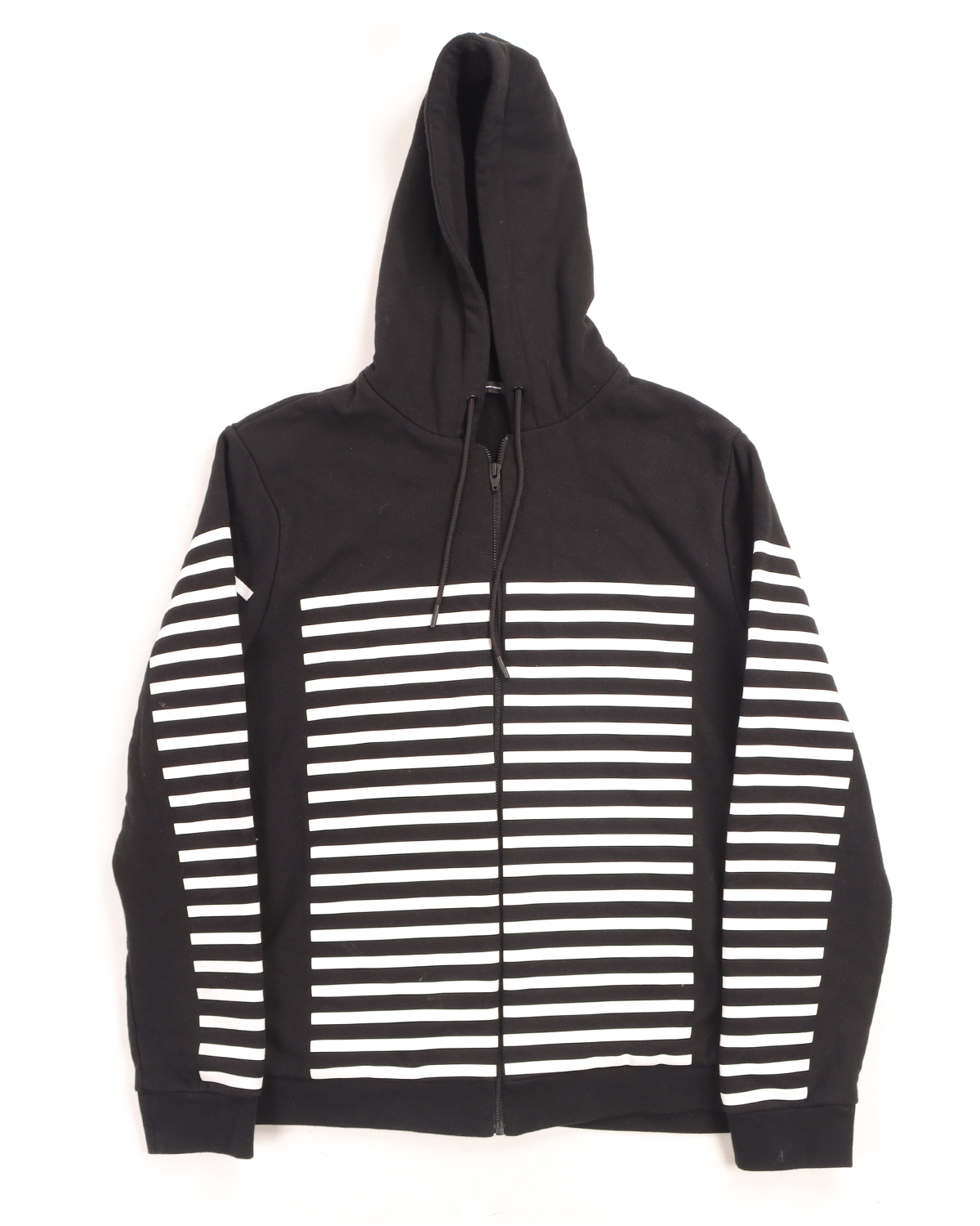 Striped Zip Sweatshirt