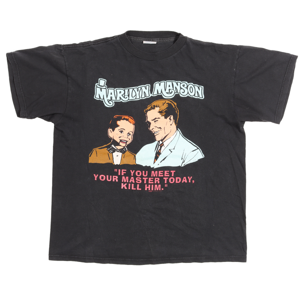 トップス Marilyn Manson if you meet tee fade L Marilyn Manson T-Shirt, If You Meet Your Master Today Shirt