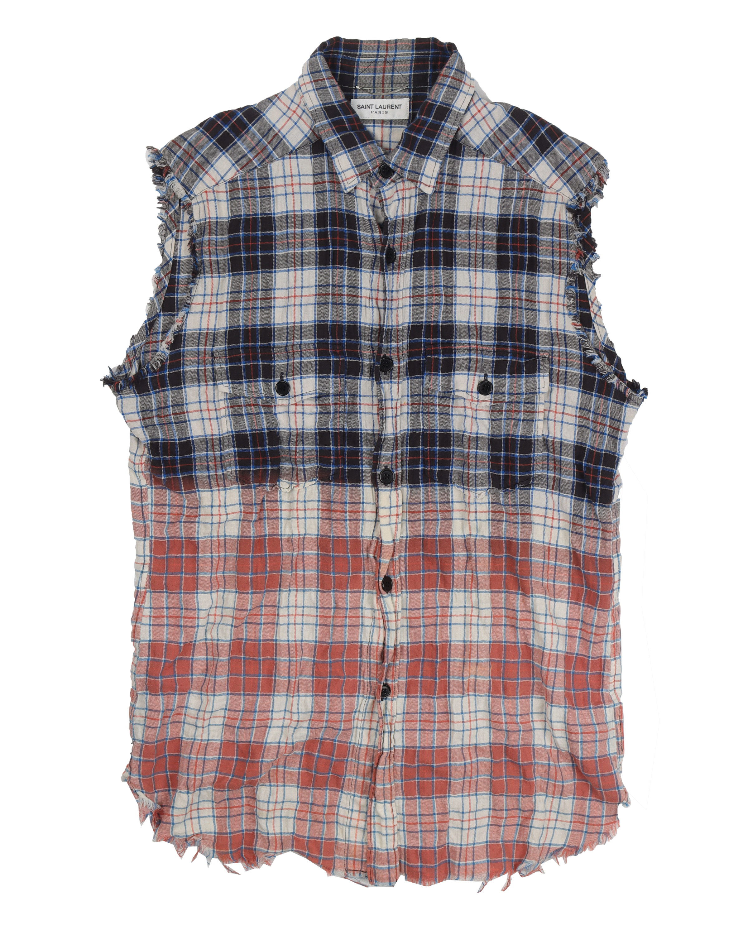 Sleeveless Flannel Shirt (2015)