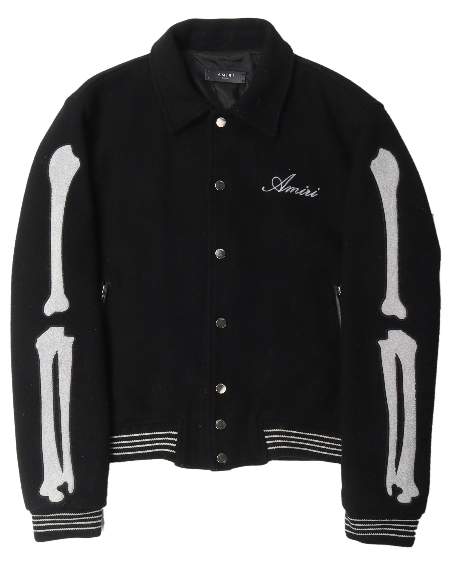 Amiri Bones Varsity Jacket – Justin Reed