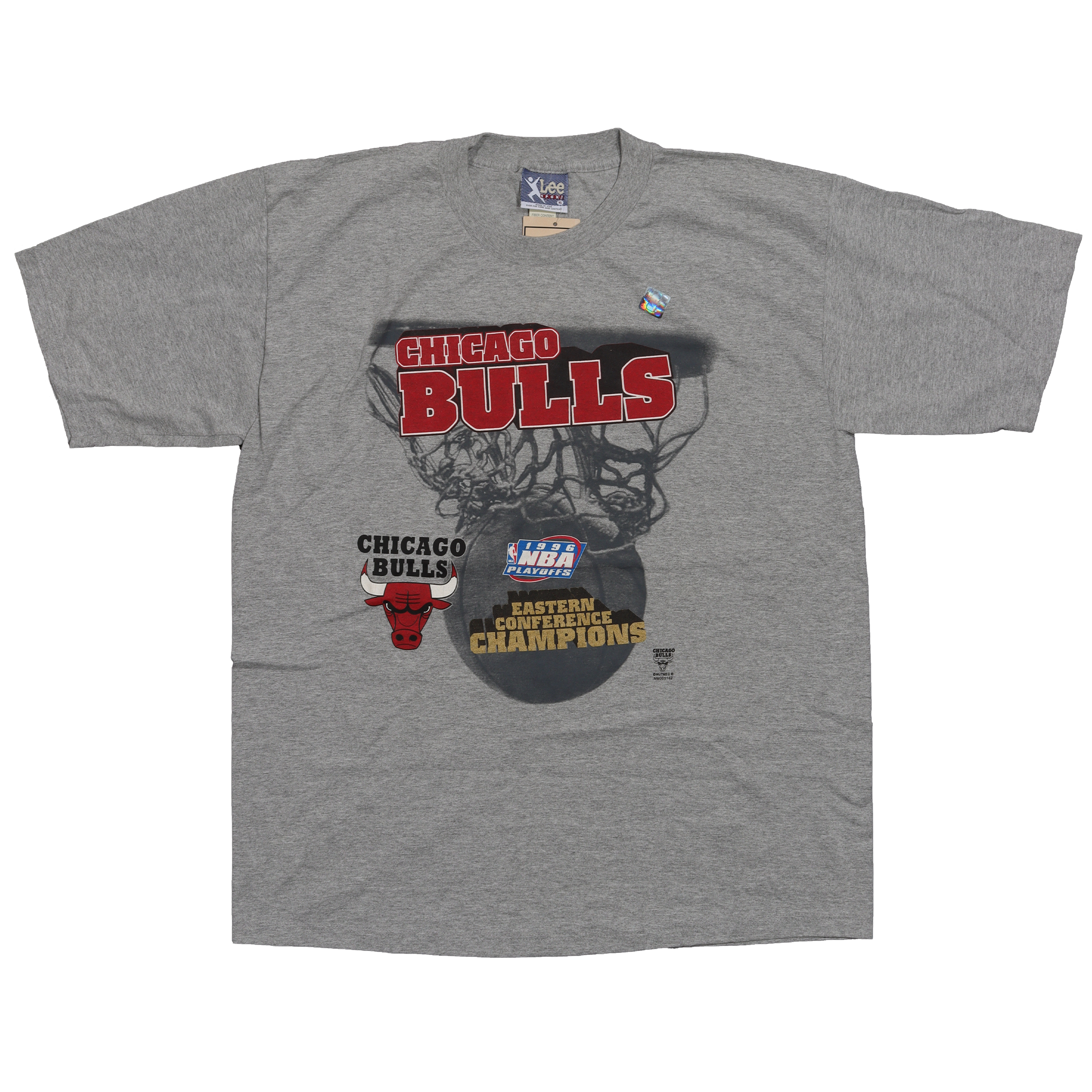1996 Chicago Bulls 'NBA Playoffs' Logo T-Shirt