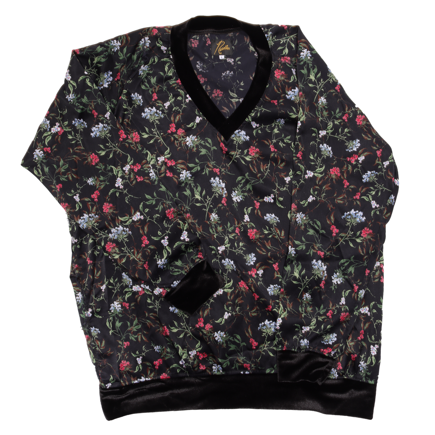 Floral V-Neck Sweater