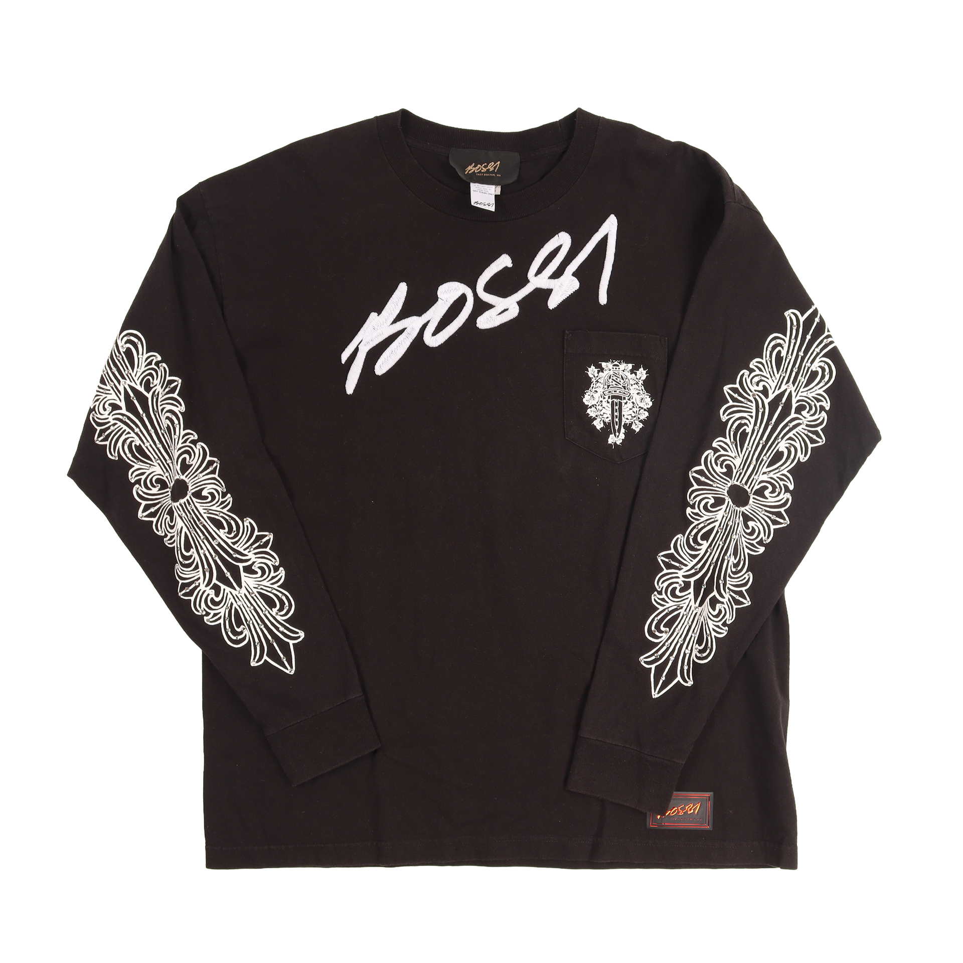 レア ビンテージ クロムハーツ　BOSSI SPORTSWEAR 長袖 Tシャツ レア ビンテージ クロムハーツ BOSSI SPORTSWEAR 長袖 Tシャツ