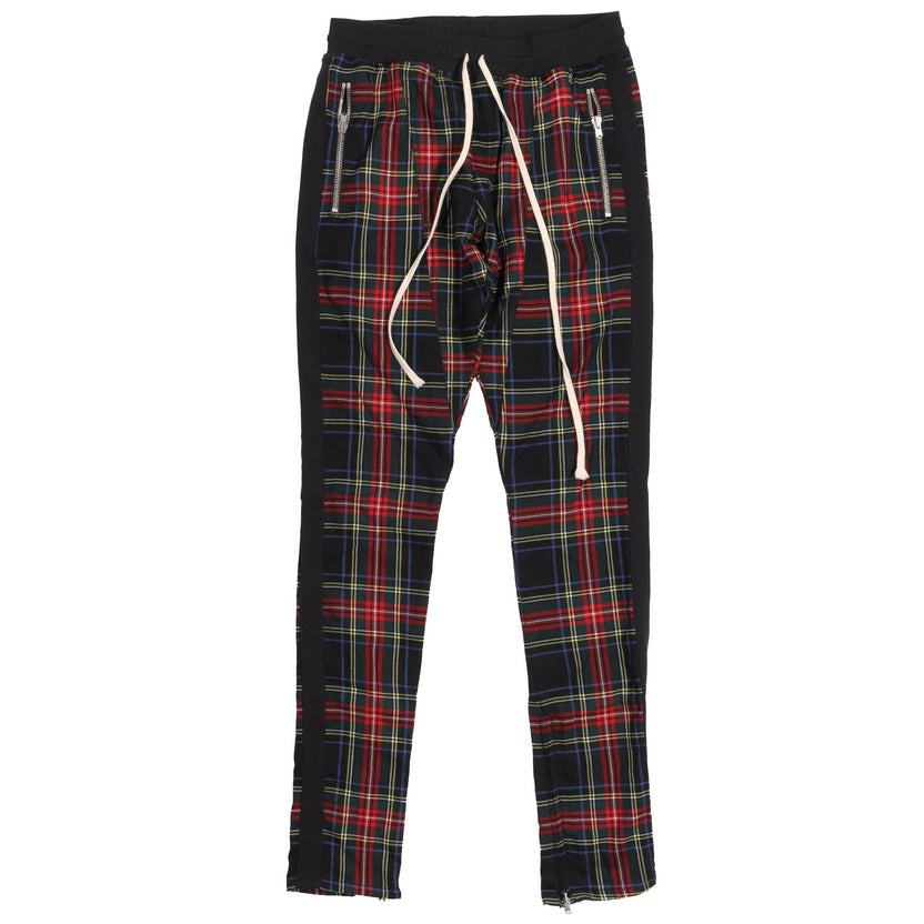 Fifth Collection Plaid Drawstring Trouser