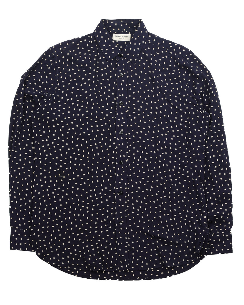 Polka Dot Button Shirt (2016)