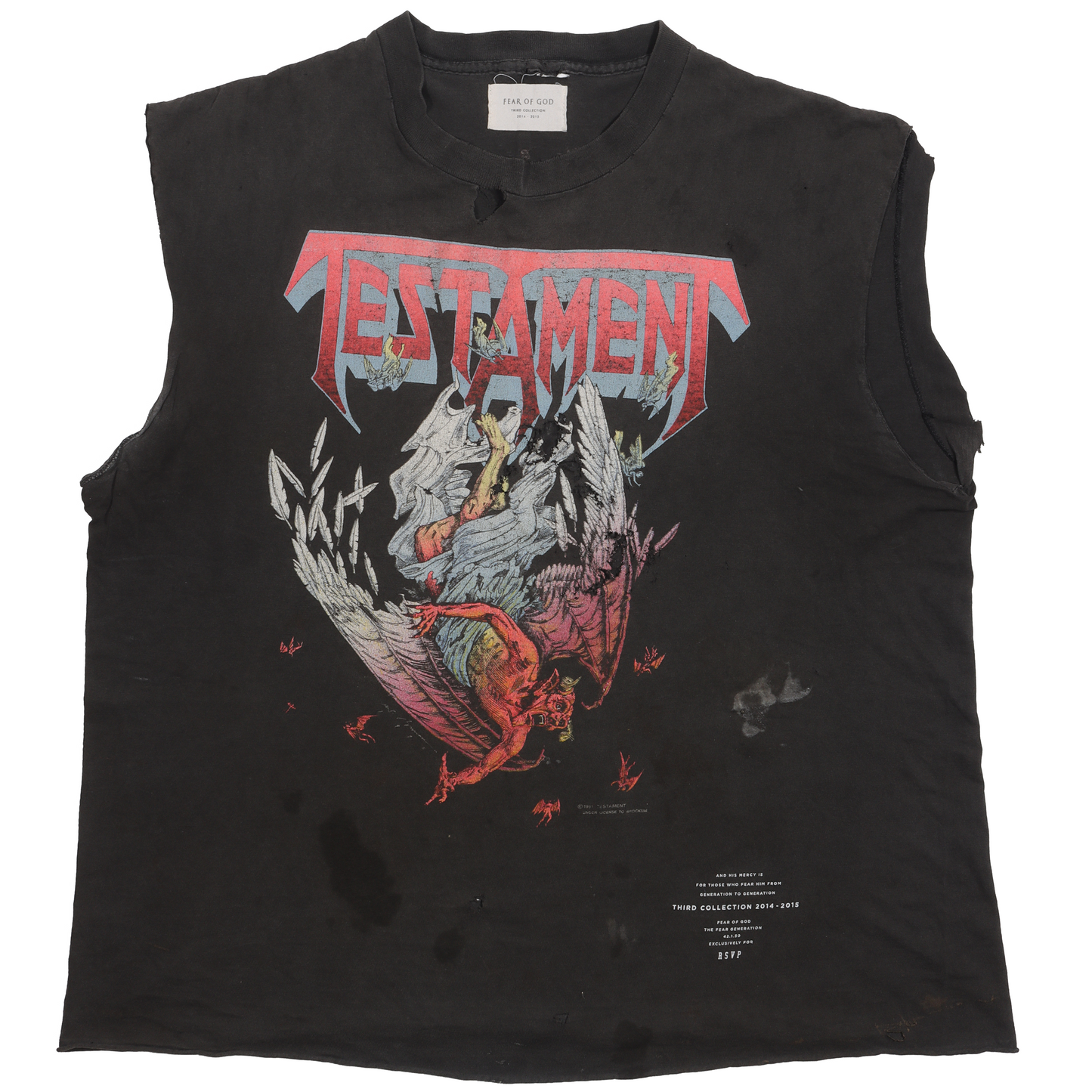 Fear of God Testament World Tour 1991 T-Shirt