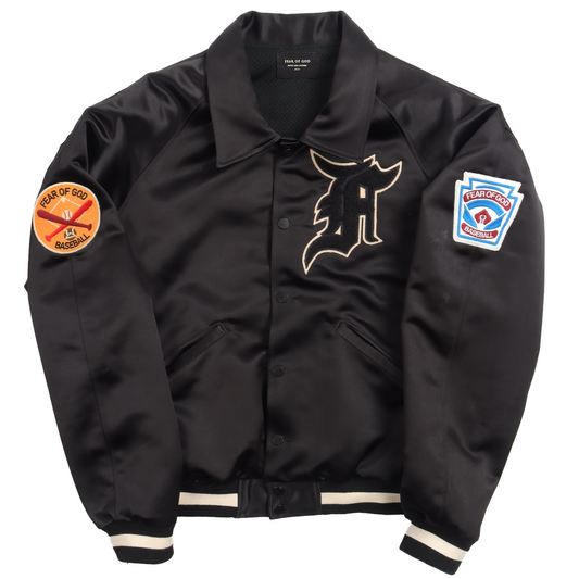 Satin Baseball Jacket