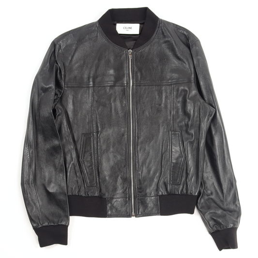 Leather Bomber Jacket w/ Tags