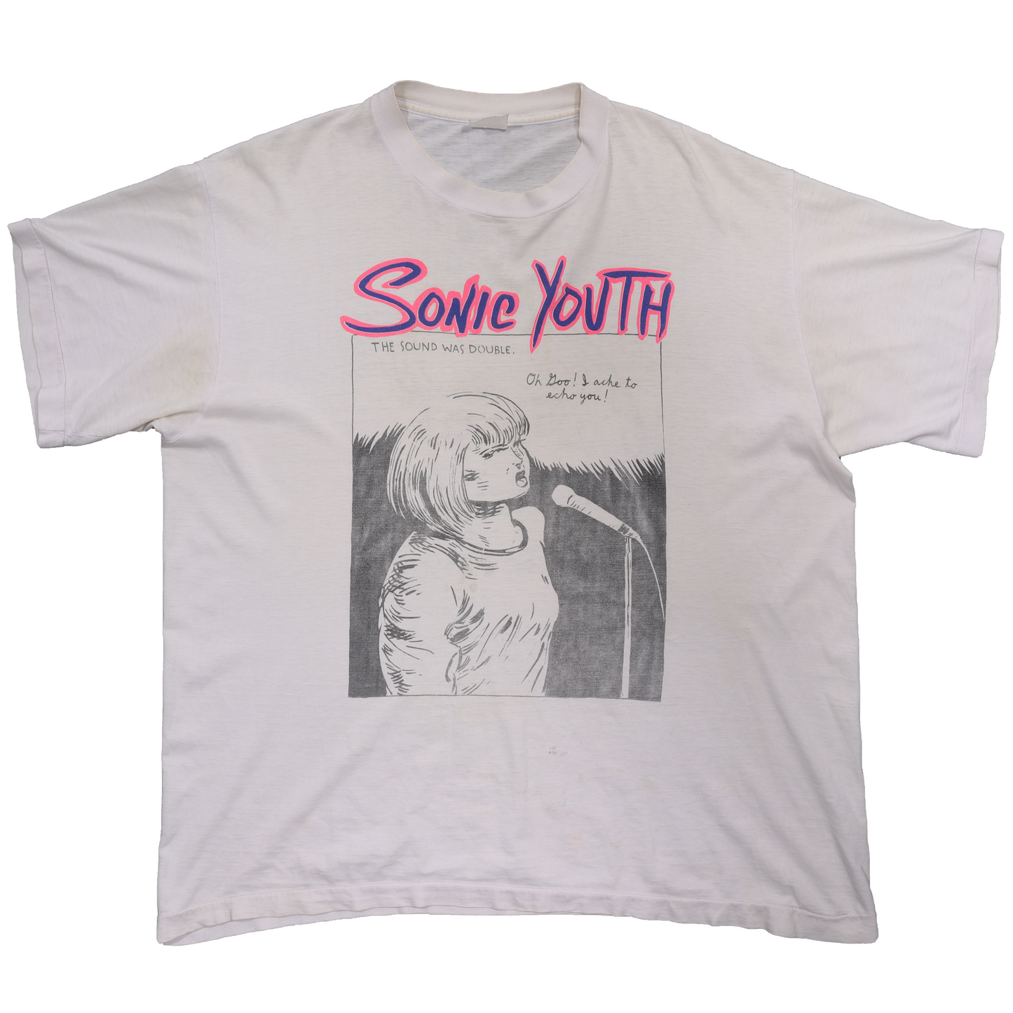 Sonic Youth 1991 "In GOO" T-Shirt by Raymond Pettibon