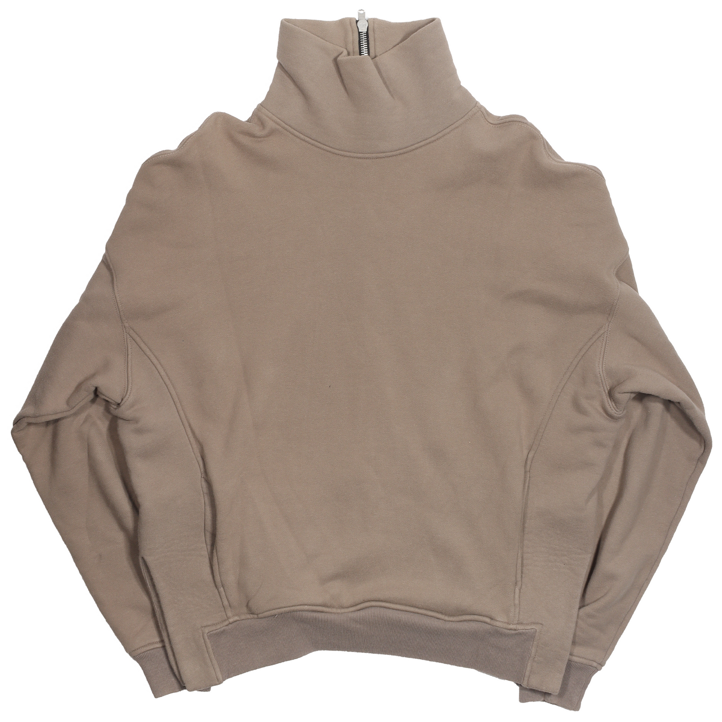 Mock Neck Pullover Sweatshirt