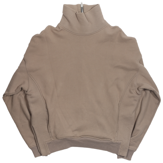 Mock Neck Pullover Sweatshirt
